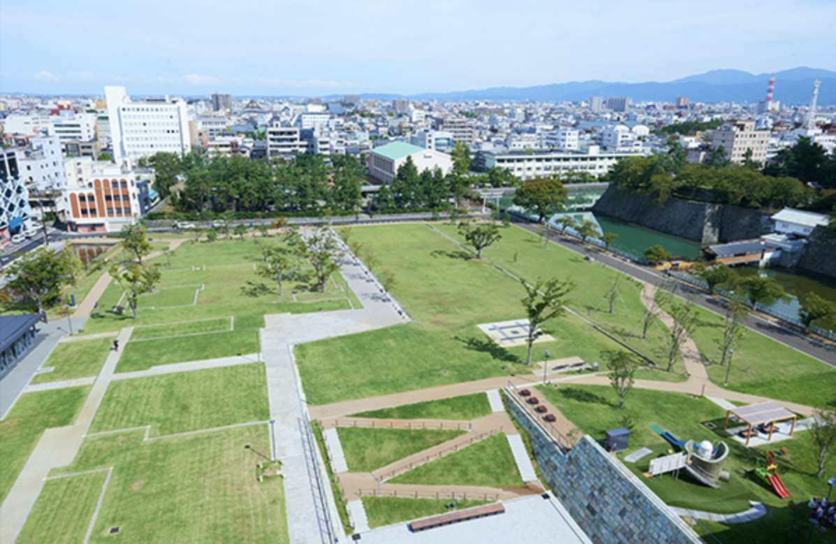 「福井市役所前公園」リフレッシュ